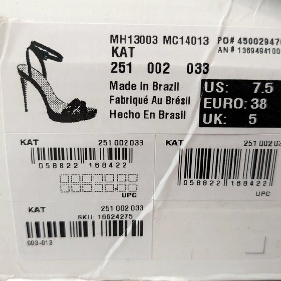 Aldo "Kat" Beige Strappy Stiletto Sandals (7.5) - Brand new in box, never worn - Picture 14 of 14